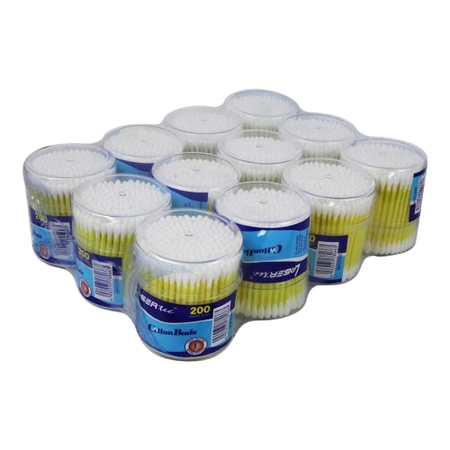 Lasertec Cottons Buds, 200 Pieces