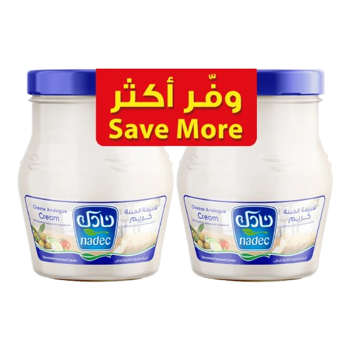 Nadec Spread Cream Cheese, 2x500g