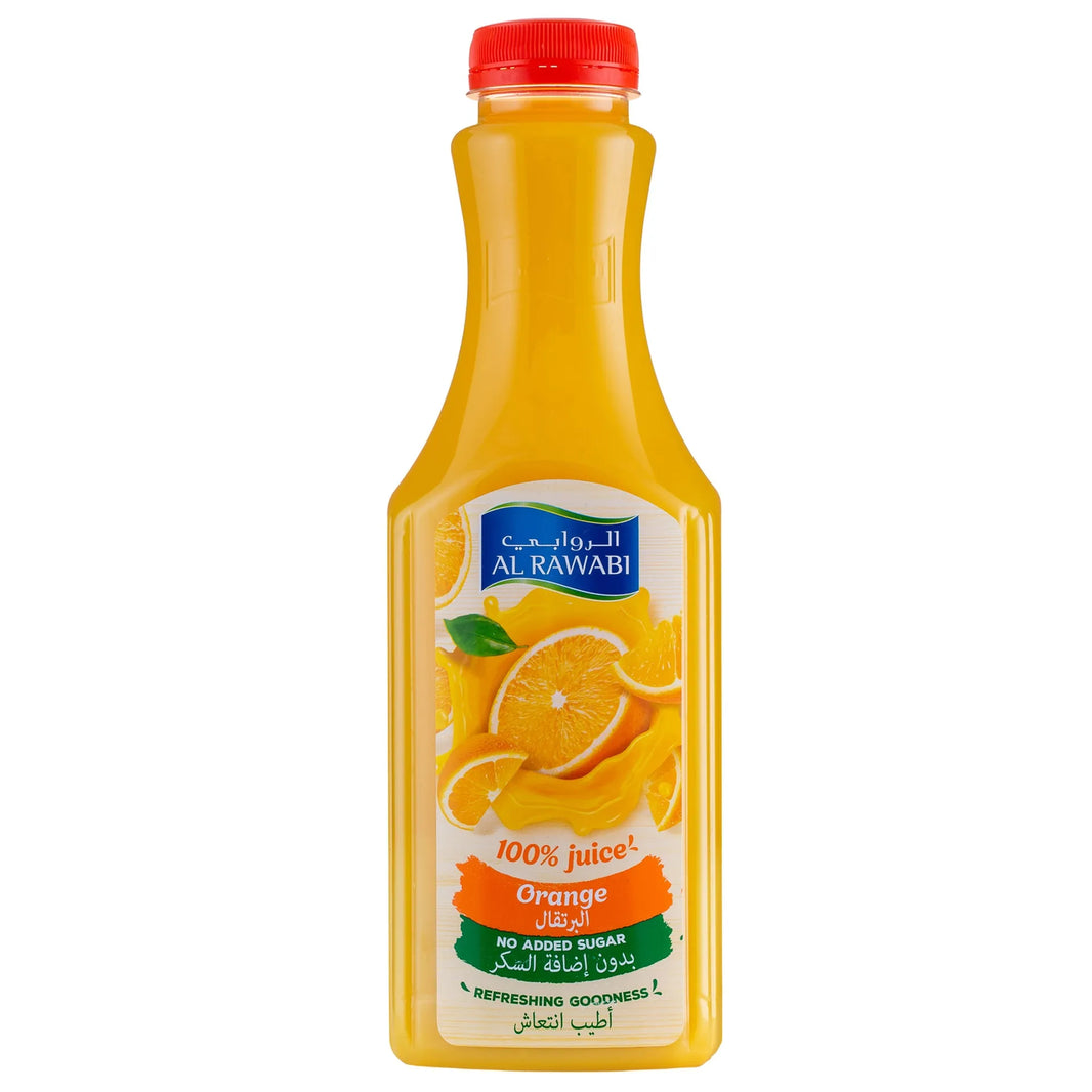Al Rawabi No Added Sugar Orange Juice, 800ml