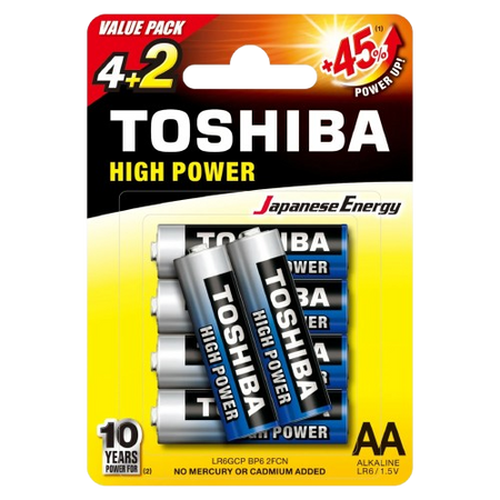 Toshiba Aa High Power Lr6