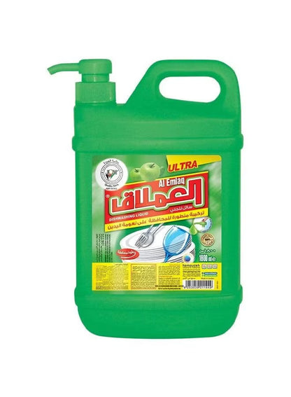Al Emlaq Apple Concentrate Dish Washing Liquid, 1800ml