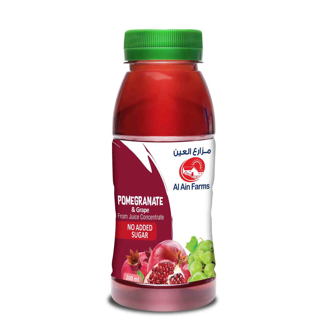 Al Ain Farms Pomegranate & Grape Juice 200ml