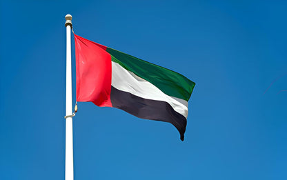 UAE Polyester Flag – 2x10m without Flagpole Ideal for Events & Outdoor Displays
