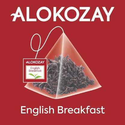 Alokozay English Breakfast Pyramid Tea Bag, 20 Pieces, 60g