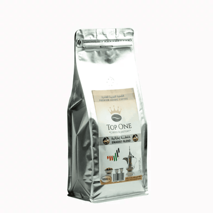 TOP ONE COFFEE R. ASSORTED GROUND COFFEE 250G EMARATI BLEND