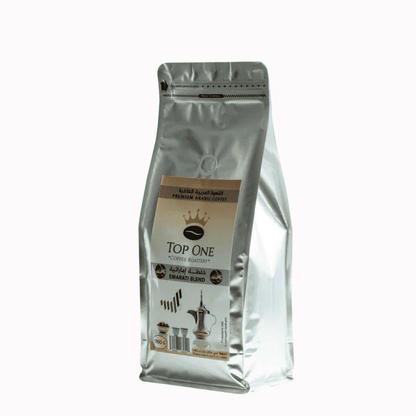 TOP ONE COFFEE R. ASSORTED GROUND COFFEE 250G EMARATI BLEND