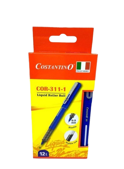 Costantino Cor 411-2 Liquid Ink Pen, 10 Pieces