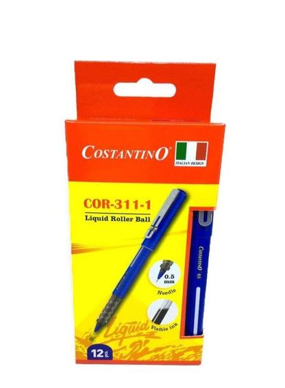 Costantino Cor 411-2 Liquid Ink Pen, 10 Pieces