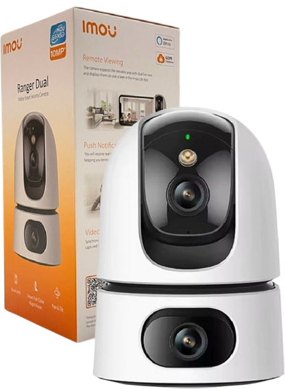 Imou Ranger Dual 10mp Indoor Smart Security Camera - White