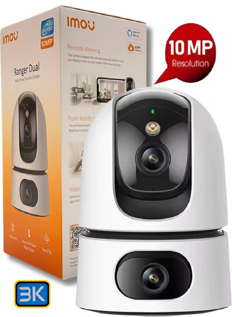 Imou Ranger Dual 10mp Indoor Smart Security Camera - White
