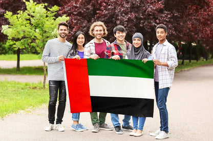 UAE Polyester Flag – 2x10m without Flagpole Ideal for Events & Outdoor Displays