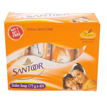 Santoor Sandal And Turmeric 4 pcs x 175 g