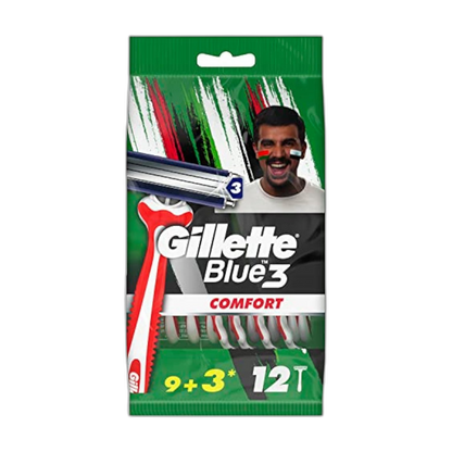 COMFORT GILLETTE BLUE 3 12PCS