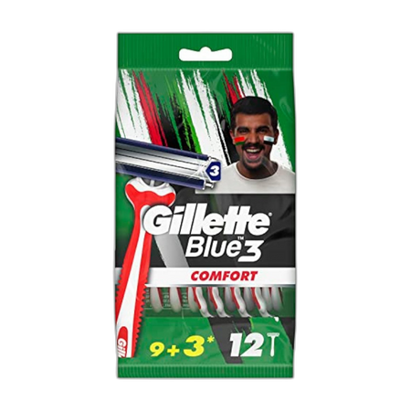COMFORT GILLETTE BLUE 3 12PCS