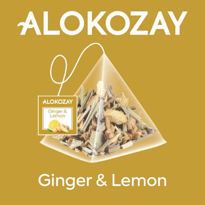 Alokozay Ginger Lemon Tea Bag, 20 Bags