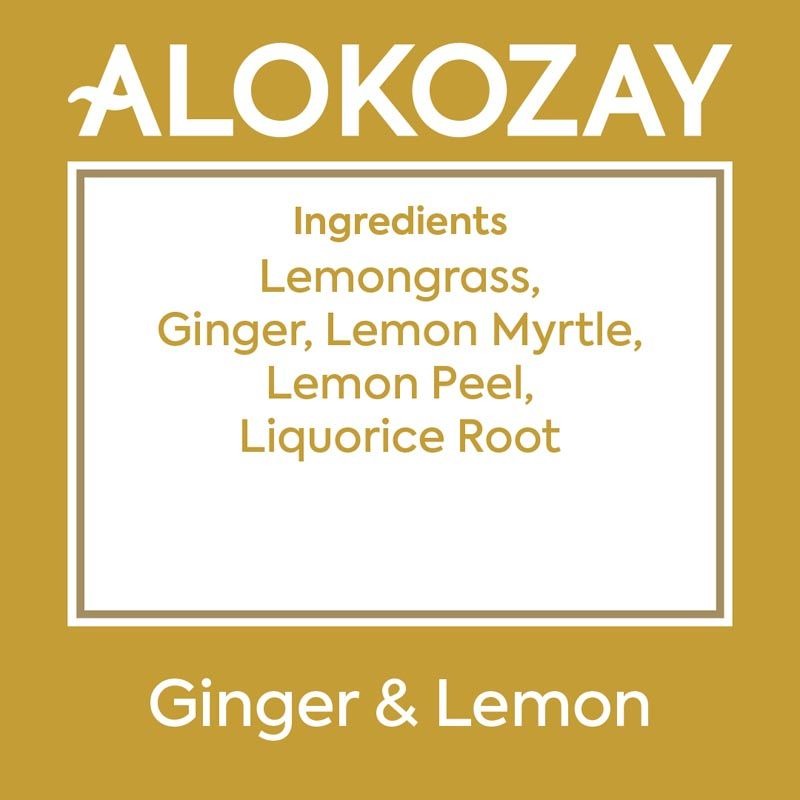 Alokozay Ginger Lemon Tea Bag, 20 Bags