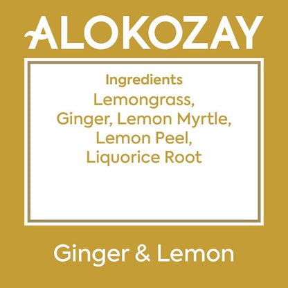 Alokozay Ginger Lemon Tea Bag, 20 Bags