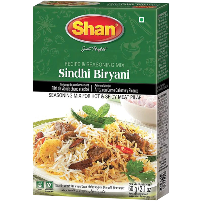 Shan Sindhi Biryani Recipe & Masala Mix, 60g