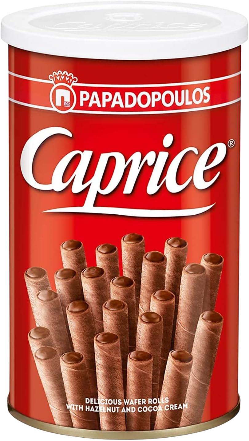 Caprice Wafer Rolls Filled with Hazelnut & Cocoa Cream, 115g