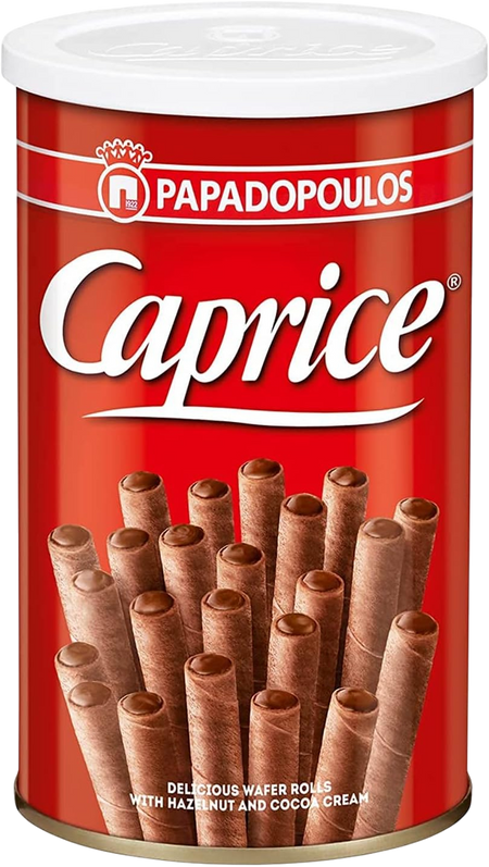Caprice Wafer Rolls Filled with Hazelnut & Cocoa Cream, 115g