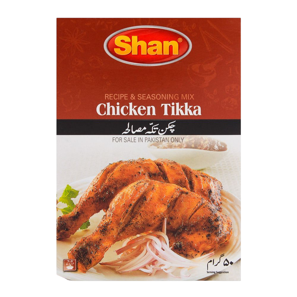 Shan Chicken Tikka Recipe & Masala Mix, 50g