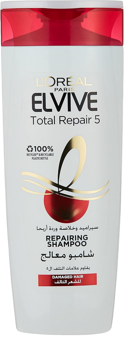 L'Oreal Paris Elvive Total Repair 5 Shampoo, 2x400ml