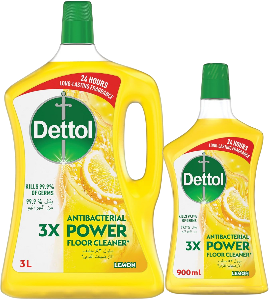 Dettol Antibacterial Power Floor Cleaner Lemon, 900ml