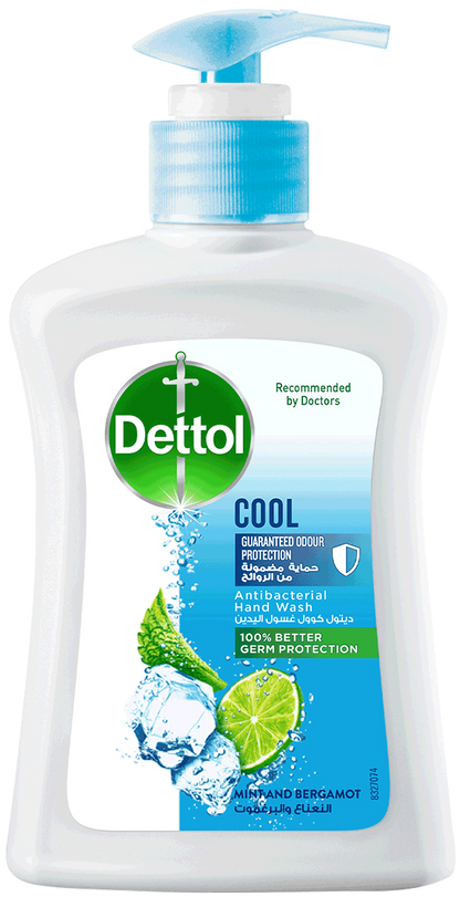 Dettol Cool Mint & Bergamot Antibacterial Hand Wash, 200ml