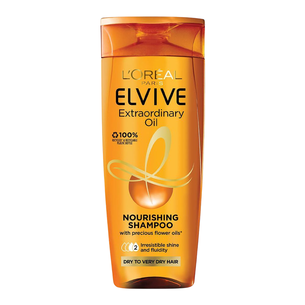 L'Oreal Paris Elvive Extraordinary Oil Nourishing Shampoo, 2x400ml
