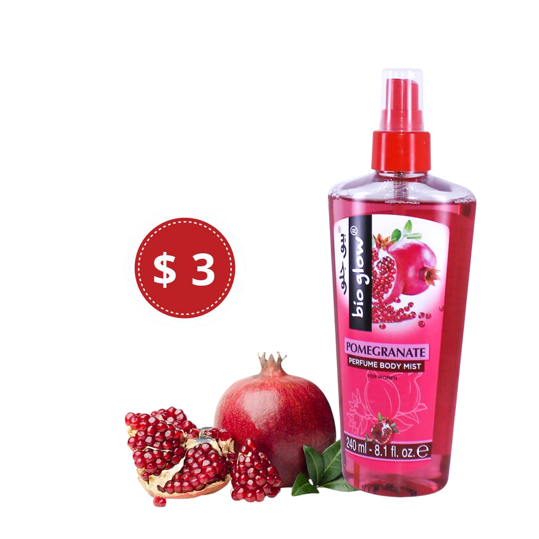 Bio Glow Pomegranate Body Mist, 240ml