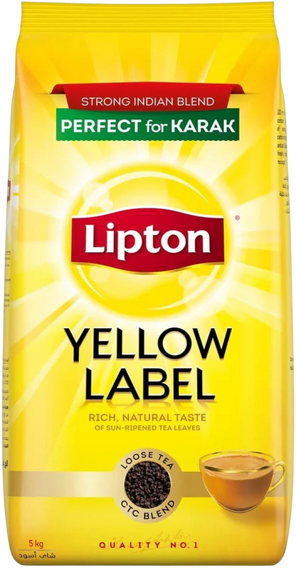Lipton Yellow Label Black Loose Tea, 5kg