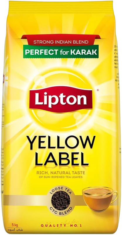 Lipton Yellow Label Black Loose Tea, 5kg