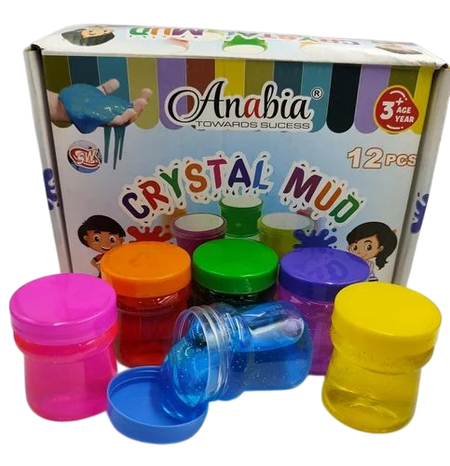 Crystal Clay 6 Colors, 6 Pieces