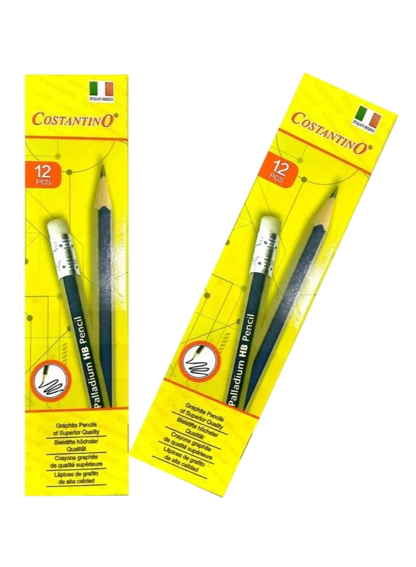 Costantino Neon 2B Pencils, 12 Pieces