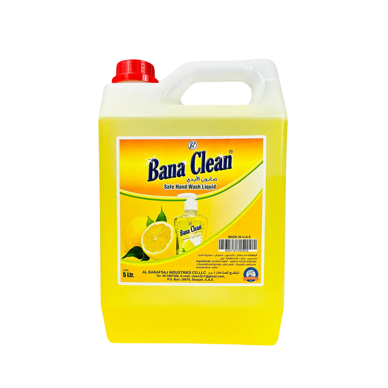 Bana Clean Safe Hand Wash Liquid, 5L