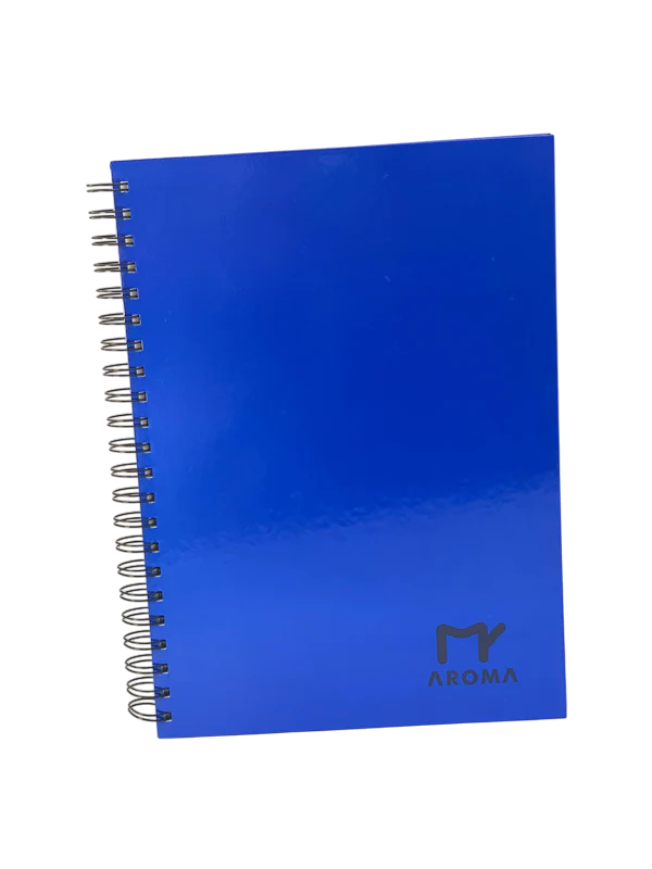 Aroma Blue Single Lined Notebook (100 Sheets), 1 Piece