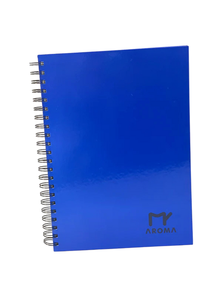 Aroma Blue Single Lined Notebook (100 Sheets), 1 Piece
