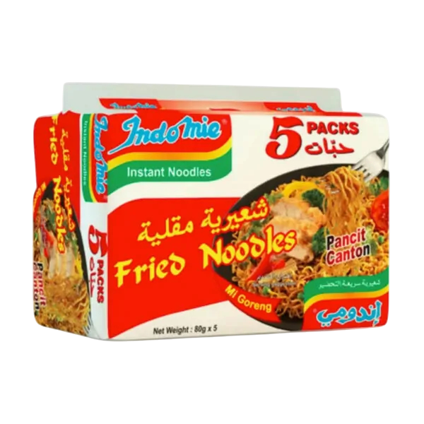 Indomie Hot & Spicy Fried Noodles, 5x80g