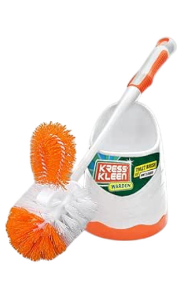 Kress Kleen Toilet Brush Set Rim Cleaner
