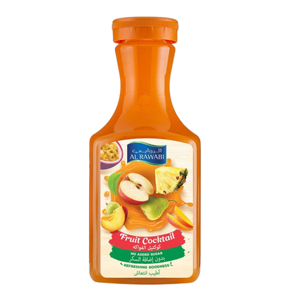 Al Rawabi Fruit Cocktail Juice No Added Sugar, 1.5L