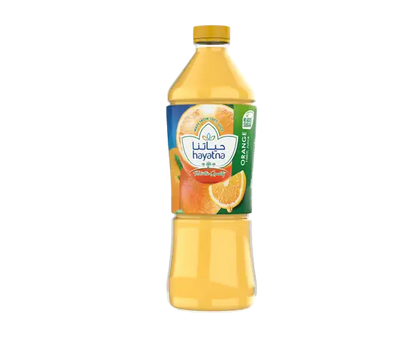 Hayatna Orange Juice 100% Juice, UAE, 1.5L