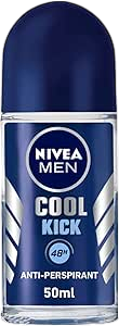 NIVEA Men 50ml Cool Kick 48H Antiperspirant Roll-On Deodorant