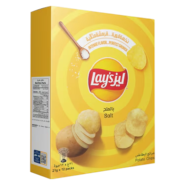 Lay's Salt Potato Chips 21g Pack