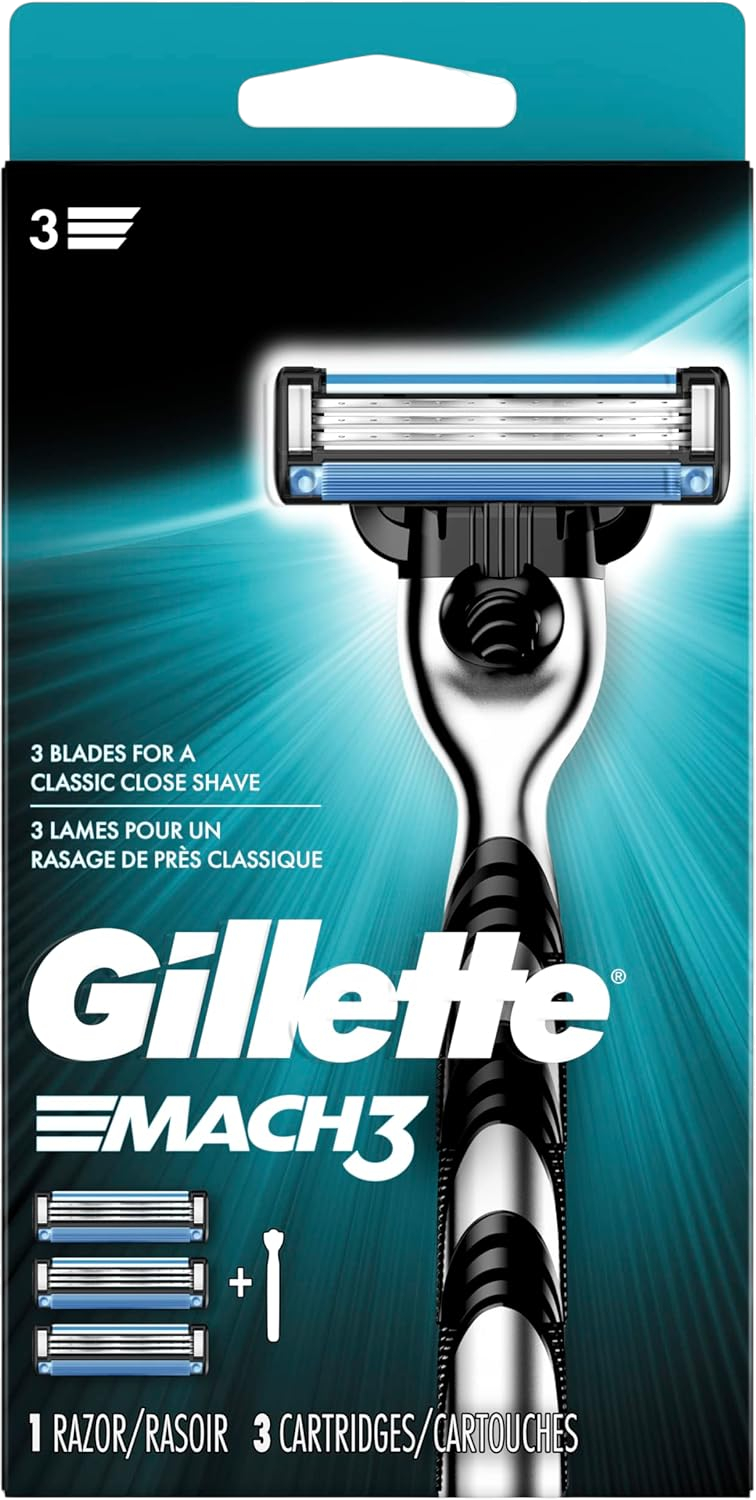 Gillette Mach3 Razor 1N Handle + 1N Cartridge