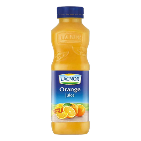 Lacnor No Added Sugar Orange Juice, 500ml