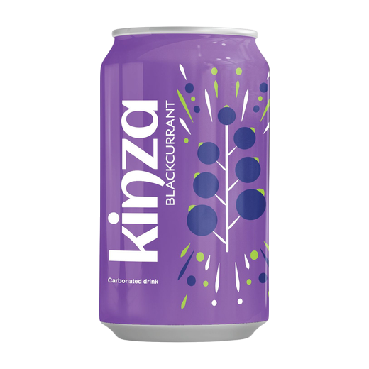 Kinza Blackcurrant Carbonated Drink, 320ml