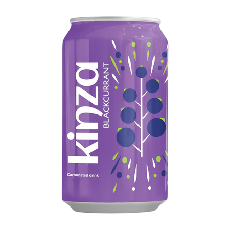 Kinza Blackcurrant Carbonated Drink, 320ml