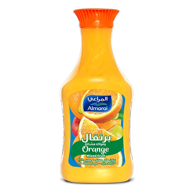 Almarai Premium Orange Juice No Sugar Added, 300ml