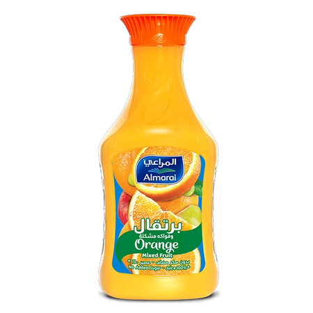 Almarai Premium Orange Juice No Sugar Added, 300ml