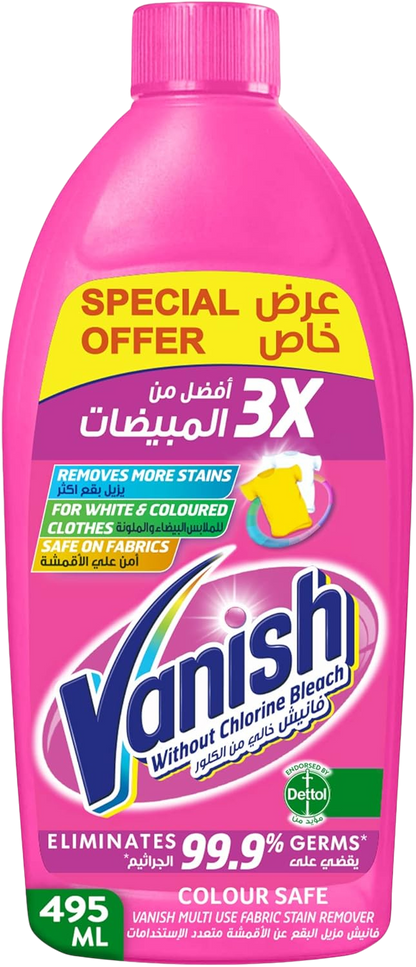 Vanish Pink Liquid Stain Remover 495 ml